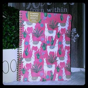 Dessert Llama large monthly planner 2020